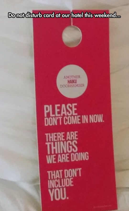 clever no disturbing door hanger