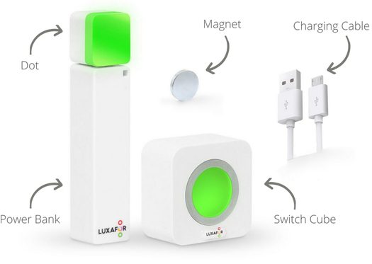 Luxafor Switch - USB LED availability indicator that shows room and desk availability