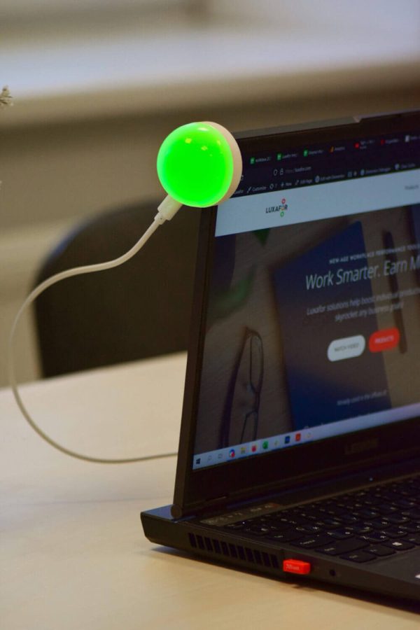 Luxafor Orb can help improve your productivity by minimizing interruptions and distractions.