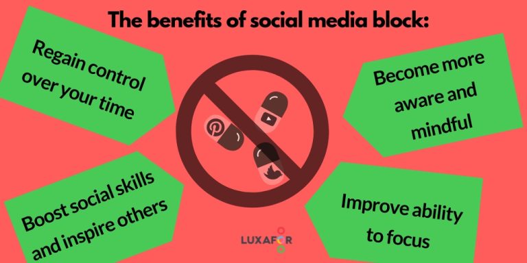 The benefits of social media block Luxafor