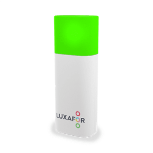 Luxafor Bluetooth Pro is a wireless LED busy light that connects to your computer or mobile device via Bluetooth.